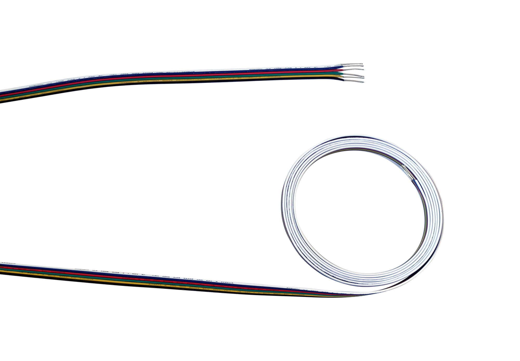 D1039  Cavo 1m 6 Core 0.5mm (20 AWG) Cable For RGB CCT LED Strip